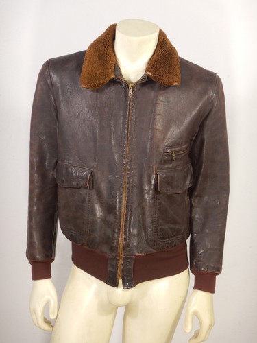 Vintage 1950s brown horsehide - 1950s,