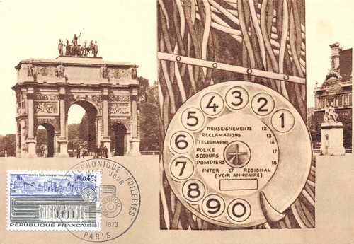 Carte maximum fdc france - carte,