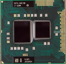 For Laptop Intel Core i7-620M 2.66GHz 4M Dual Core Processor SLBPD CPU Socket G1