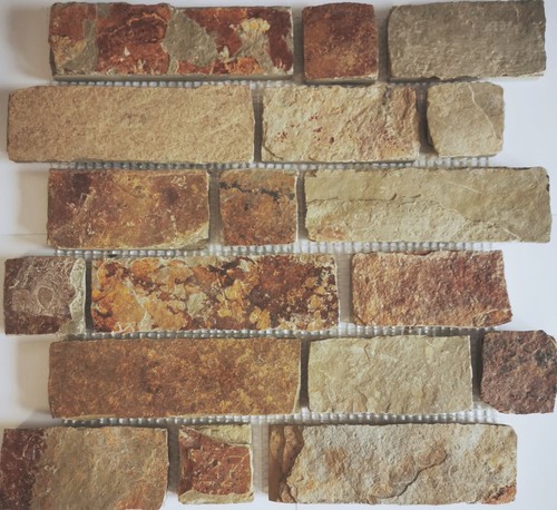 Mosaïque ardoise naturelle - ardoise,