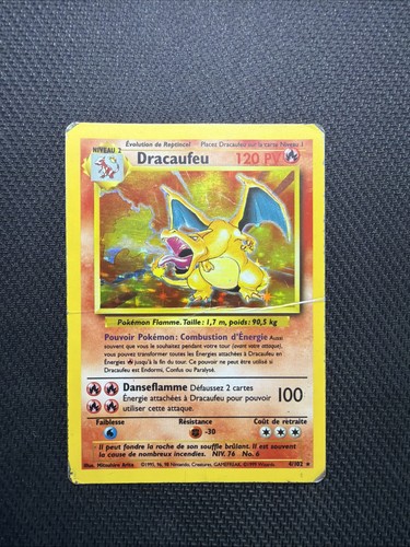 Carte pokémon dracaufeu holo - pokÉmon,