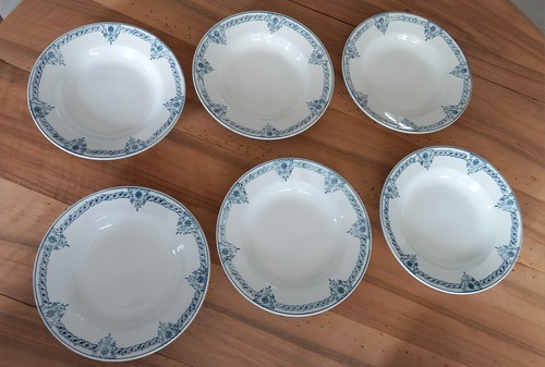 Assiettes creuses anciennes - creuses,