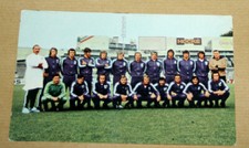 1975 RSCA Anderlecht Brussels Brussels Belgium team football card