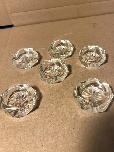 Lot vintage cut glass - 6,