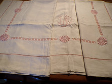 Drap Ancien en lin blanc
