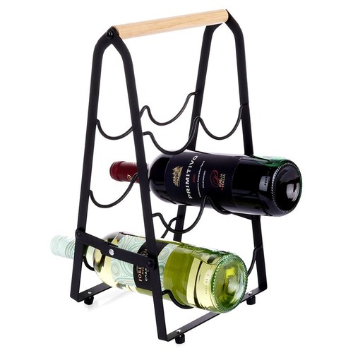Casier vin métal noir - à,