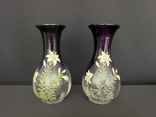 Paire vases legras - paire,