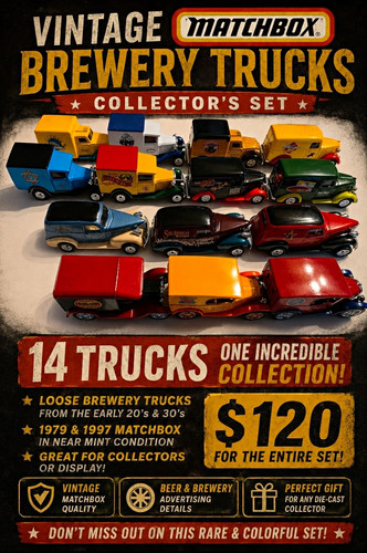Matchbox vintage brewery - matchbox,