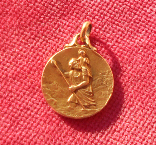Saint christophe médaille - -,