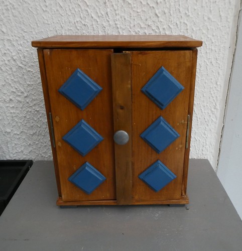Armoire poupee bois - de,