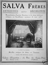 ADVERTISEMENT SALVA BROTHERS ANTIQUE DECORATION RUSTIC FURNITURE OF CHOICE CHANDELIER