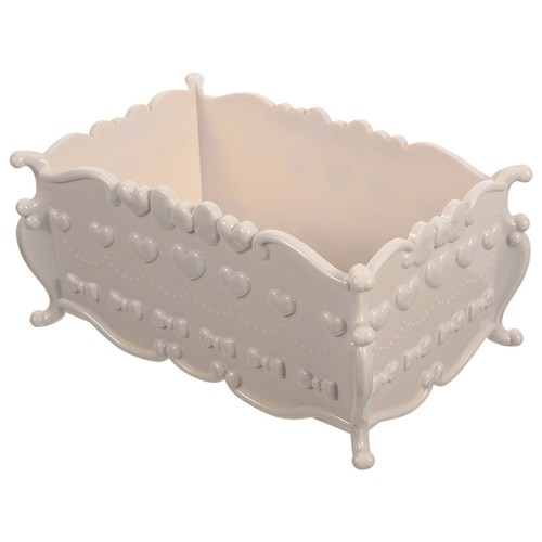 Compact white plastic - white,