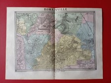 PLAN ANCIEN DE ROMAINVILLE