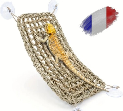 Hamac reptile pogona - pogona, paille