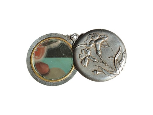 Pendentif miroir xixème - pendentif,