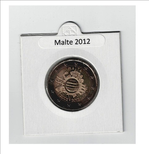Pièce euros malte 2012 - 2,