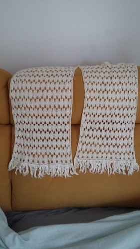 Paire anciens rideaux - paire,