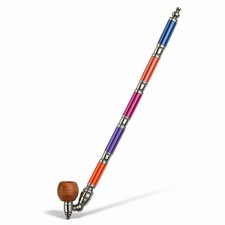 Pipe en métal colorée 35 cm