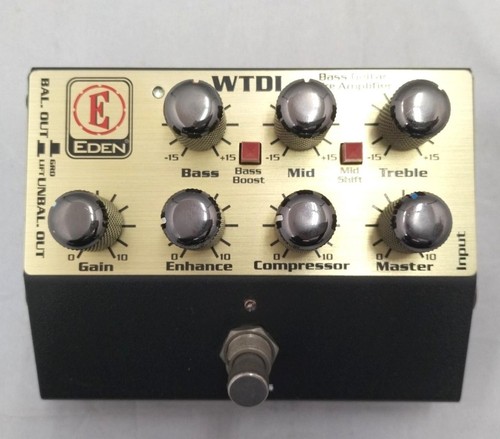 Eden wtdi bass preamp pedal - wtdi,
