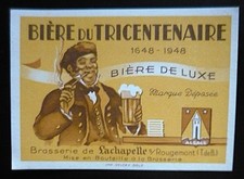 Ancienne étiquette Bière du