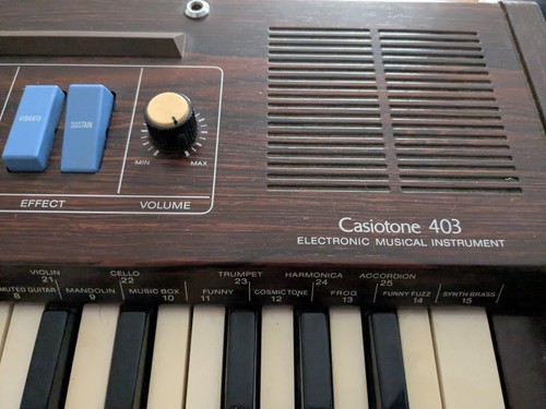 Synthétiseur vintage casio - vintage,