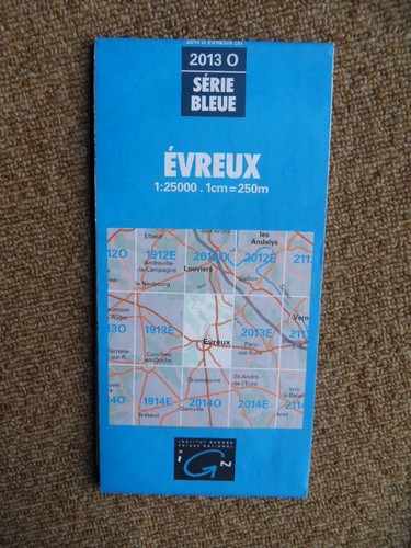 526 carte ign série bleue - ign,