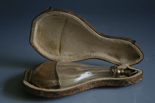 Ancien flacon parfum verre - flacon,