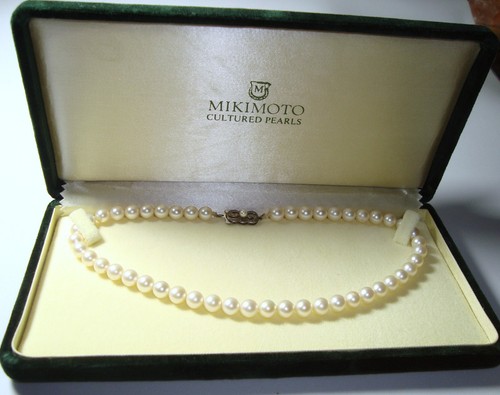 Boxed mikimoto akoya cultured - boxed,