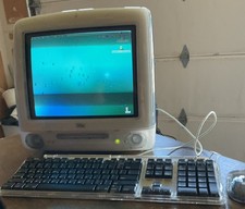 apple imac g3 OS 9.2.2 128 Mb Ram + Apple Pro keyboard & Mouse - Excellent
