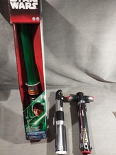 Star Wars 3 Sabres Laser Blade Builders Luke Skywalker Kylo Ren Lot