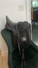 Wintec 500 dressage saddle 161/2”-17”Girth And Stirrup Leathers+Bridle-Full