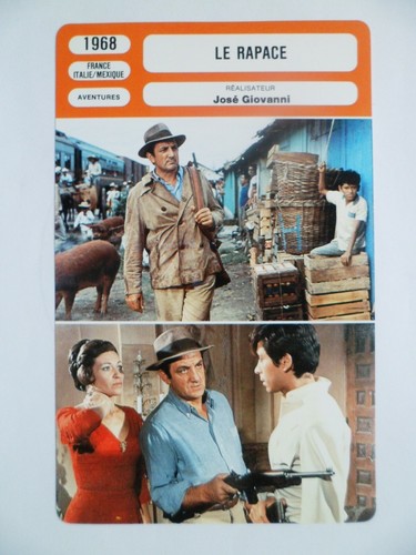 Carte fiche cinema 1968 - carte, le