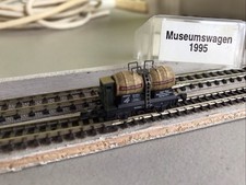 MARKLIN MINI CLUB Échelle Z : WAGON BIFOUDRE EN BOÎTE MUSEMSWAGEN 1995