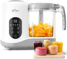 Robot ménager Bear, mixeur et cuiseur vapeur pour bébés SJJ-R03B5