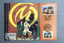 JACOBS - BLAKE & MORTIMER : LA MARQUE JAUNE- Ex-Libris Timbres FR/BE
