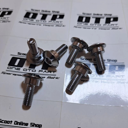 Vespa body panel screws - body,