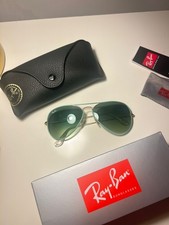 Ray-Ban Aviator j-M 3025 Full Color 001/3M Size 58:14 Full Green Green Glass Green 