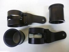 Patte de feu noire pour moto