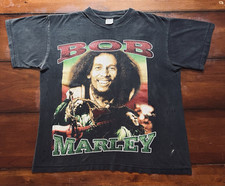 Vintage Double Sided Bob Marley Rap Tee / Size Medium