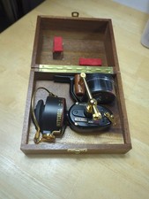 Very Rare Vintage Mitchell 300 PRO GOLD. In Wood Box. Read Description 