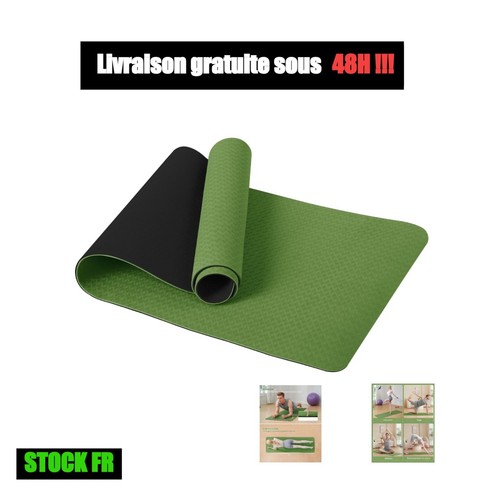 Tapis yoga antidérapant - tapis,