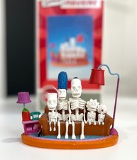 THE SIMPSONS COUCH SKELETON Couch Gag Sculpture Figurine HAMILTON COLLECT. RARE!