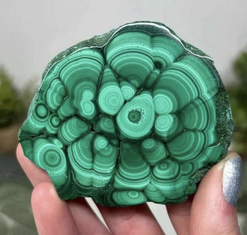 Malachite naturelle verte - verte, –