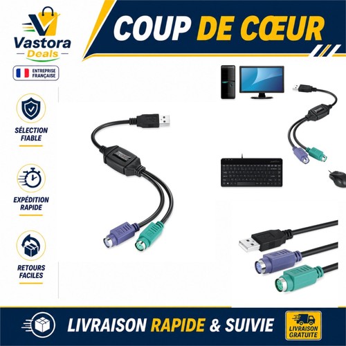 Adaptateur ps2 vers - adaptateur,