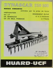 prospectus brochure HUARD fonderie Herses tracteur tractor traktor prospekt