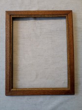 cadre baguette bois Naturel art deco feuillure 27 cm x 21 frame Tableaux