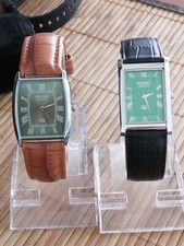 Seiko Slims Green Dial Formal/Dress Mint Condition Classic Quartz Watches Duo