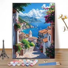 Painting by Numero Adult Street Landscape Diy Acrylic Painting for Adults...