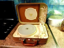 Electrophone mallette tourne