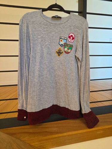 Dsquared2 grey long sleeve - long, top